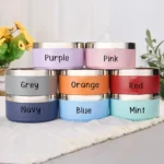 Stainless Steel Pet Food & Water Bowls - Image 4