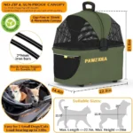 4 in 1 Pet Stroller for Small/Medium Dogs - Image 5