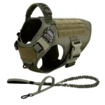 1050D Tactical Dog Harness & Leash Set