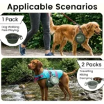 Silicone Travel Dog Bowl With Steel Rim - Image 6