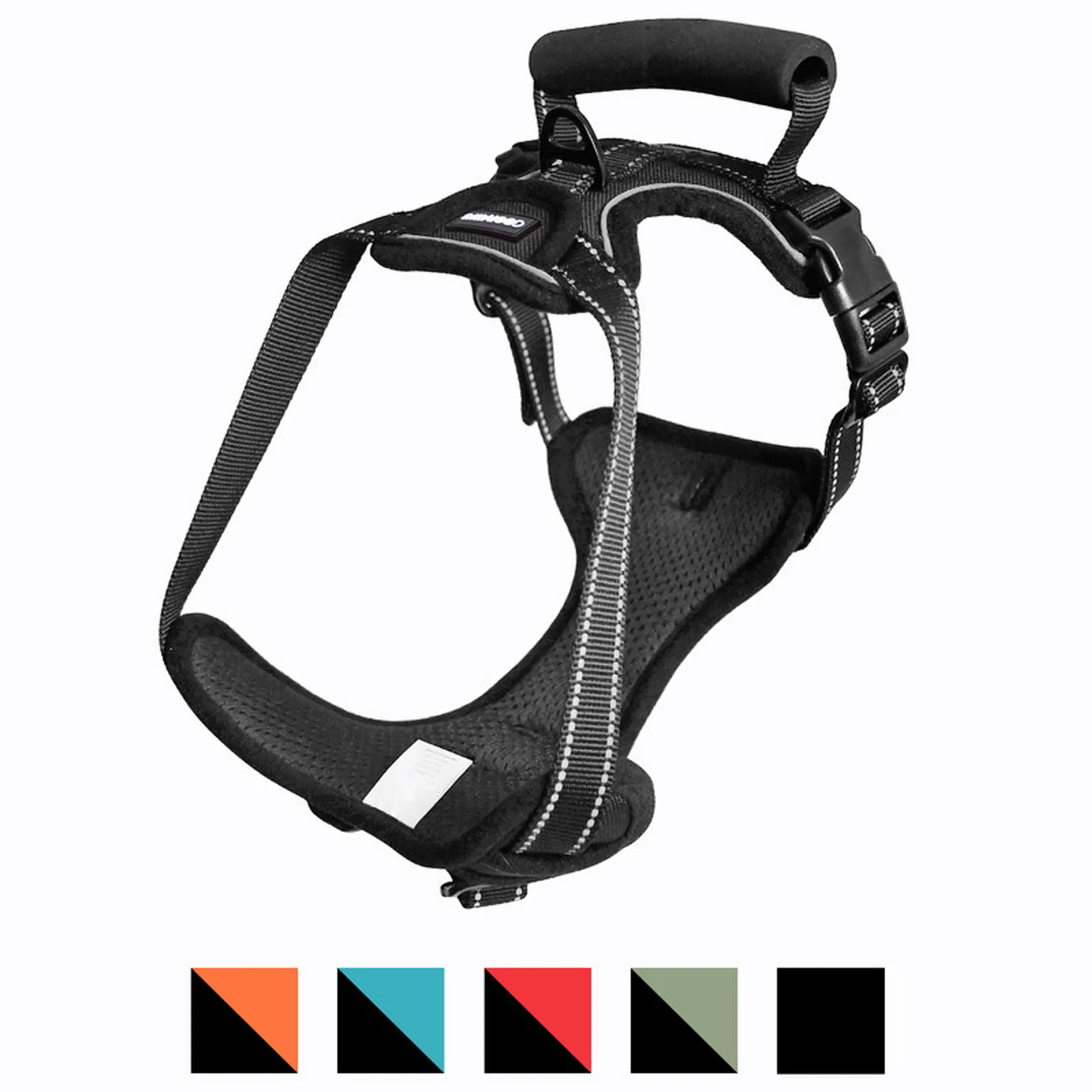 1305-GDH-1320BK.0.td_size_1 GOOPAWS Padded Reflective Dog Harness - Image 1