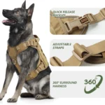 Military Elite Tactical Dog Harness Set - Image 2