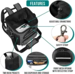 Soft-Sided Ventilated Carrier Backpack Max 18 lbs