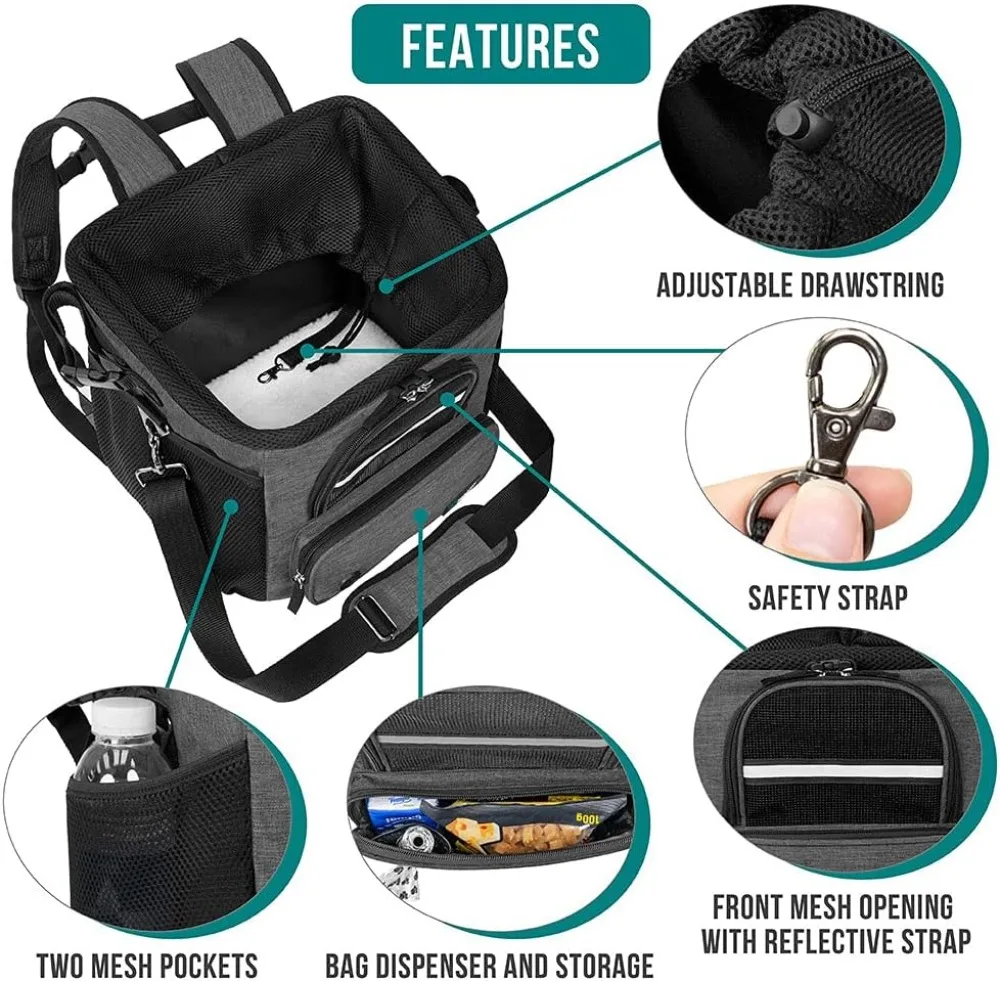 Soft-Sided Ventilated Carrier Backpack Max 18 lbs 1 Soft-Sided Ventilated Carrier Backpack Max 18 lbs - Image 1
