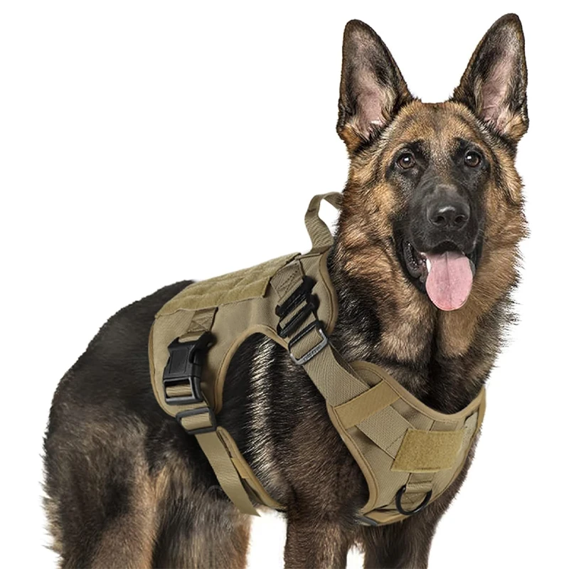 Military Elite Tactical Dog Harness Set 1 Military Elite Tactical Dog Harness Set - Image 1