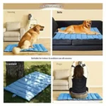 Large Foldable Dog Sleeping Mat for Travel
