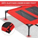 Moisture Proof Elevated Dog Bed with Steel Frame - Image 3