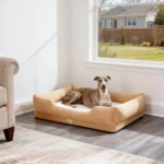 M-3XL Rectangular Orthopedic Dog Sofa Bed with Washable Cover - Image 3