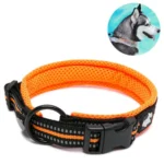 Waterproof Reflective Adjustable Soft Collar with Reflective Cloth - Orange - Image 2