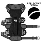Escape Proof Nylon Secure Reflective Dog Harness - Image 2