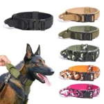 Anti-Puck Tactical Outdoor Dog Collar with Heavy Duty Buckle