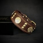 The "Maximus" collar 2 inch wide gold decoration - Image 3