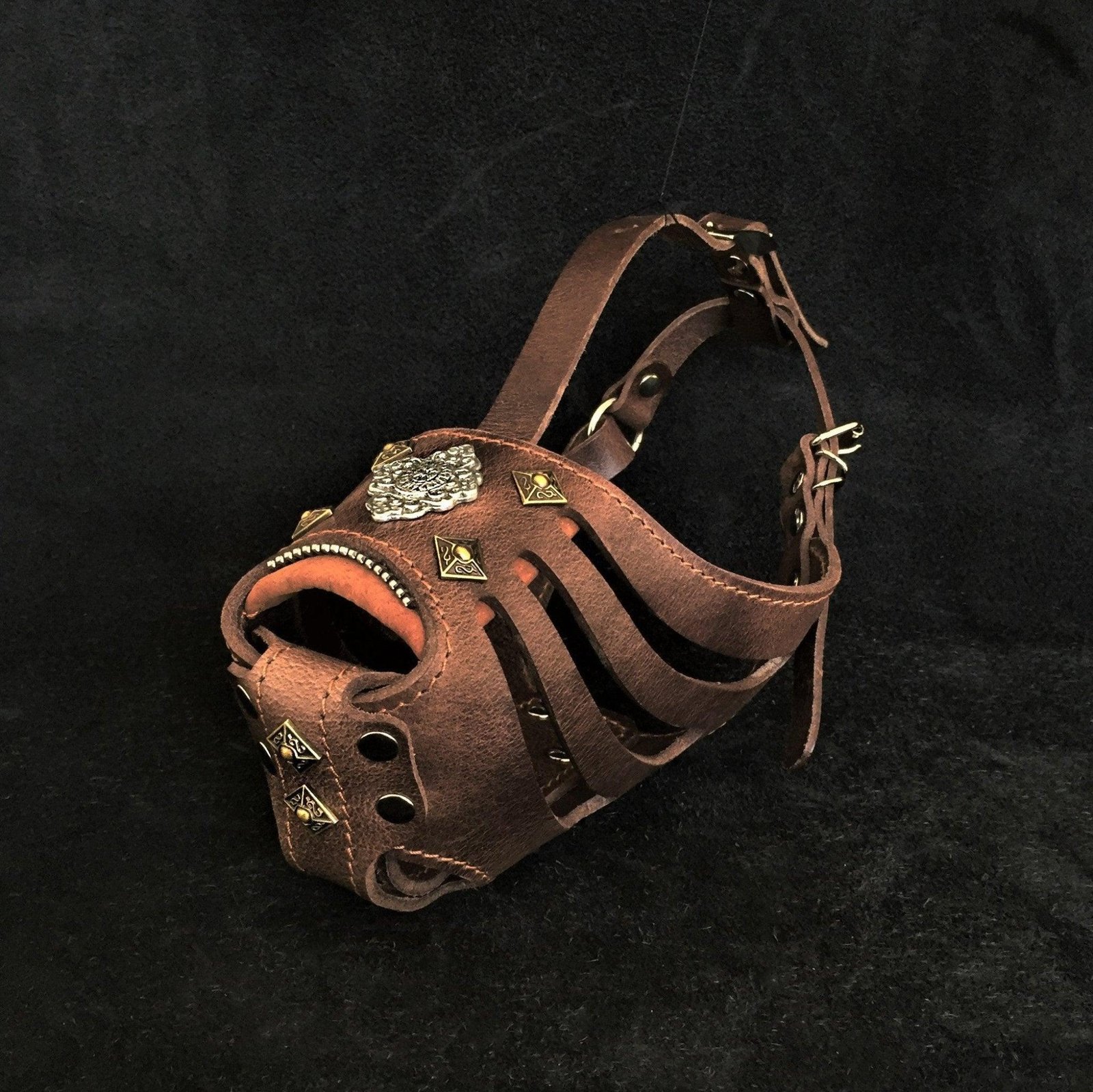 aztec-basket-muzzle-grey-269505.jpg ''Aztec'' Basket Muzzle Grey - Image 1