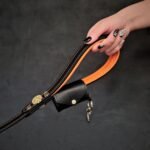 Italian Leather Designer Poop Bag Holder - Image 2
