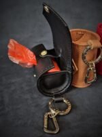 Italian Leather Designer Poop Bag Holder - Image 4