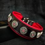 "Bijou" collar black & red - Image 9