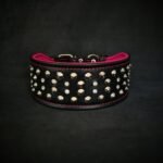 "Crystal" 2.8 inch wide soft leather collar - Image 9