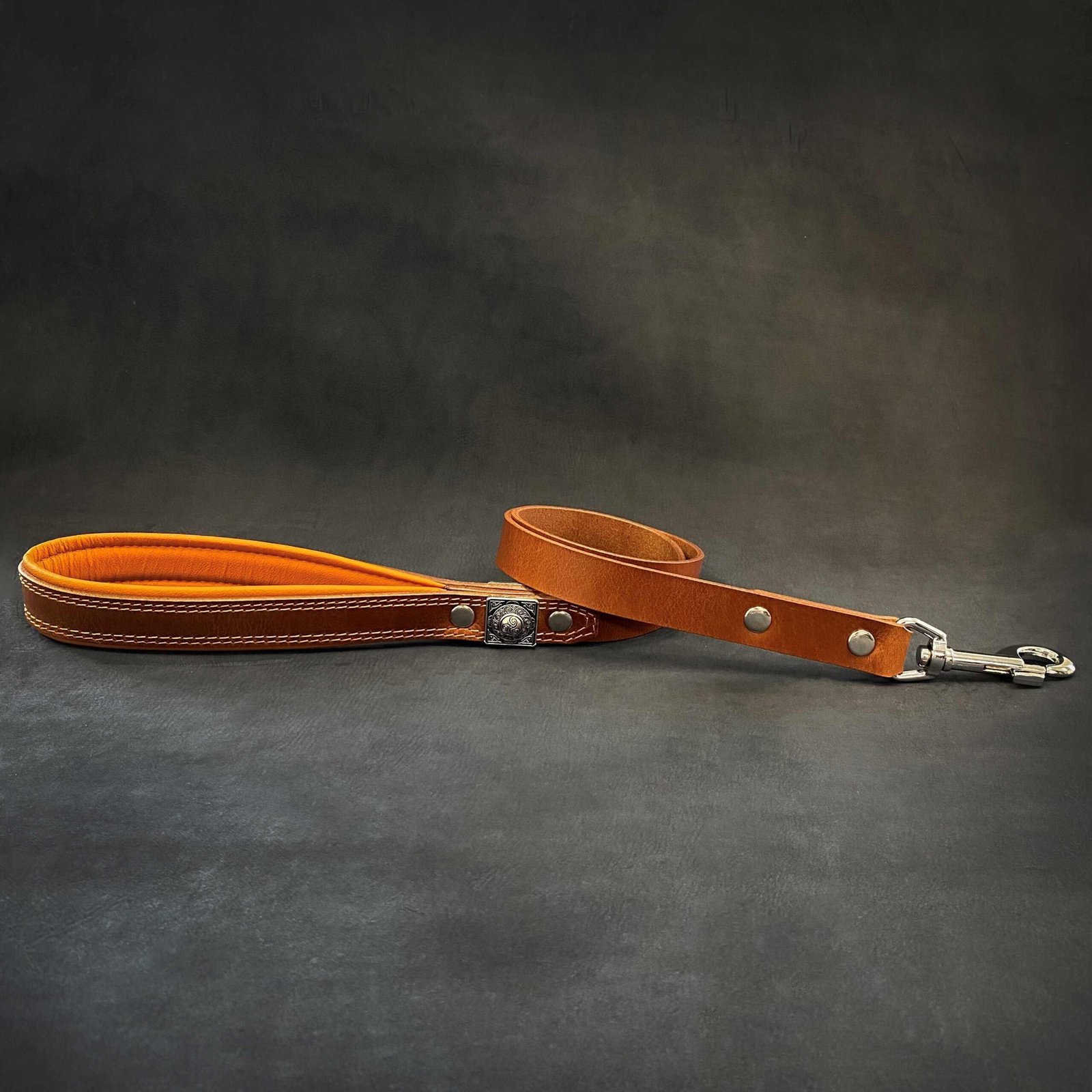 image00023-1Recovered.jpg The "Eros" Brown Leash 1 inch wide - Image 1