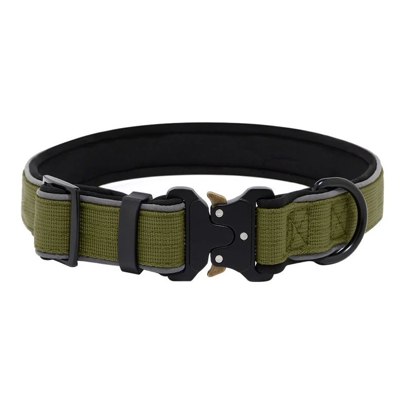 kf-S14e3f95cd833463590b1ae506f93493bf Trail Green Ultralight Dog Collar - Image 1