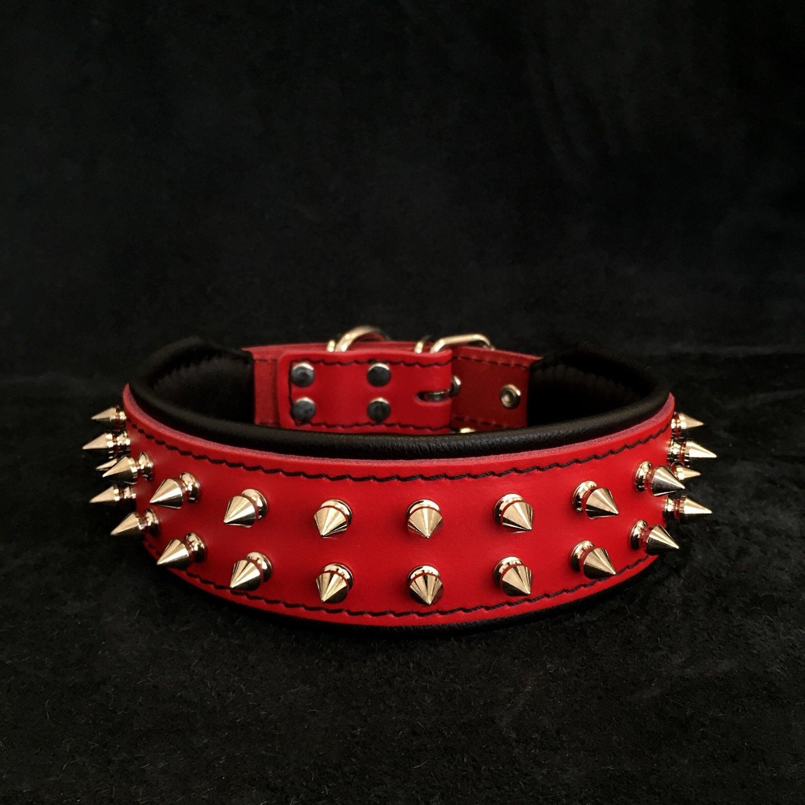 red-frenchie-collar-294808.jpg Red "Frenchie" collar - Image 1