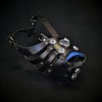 The ''Bijou'' Basket Muzzle Black & Blue - Image 4