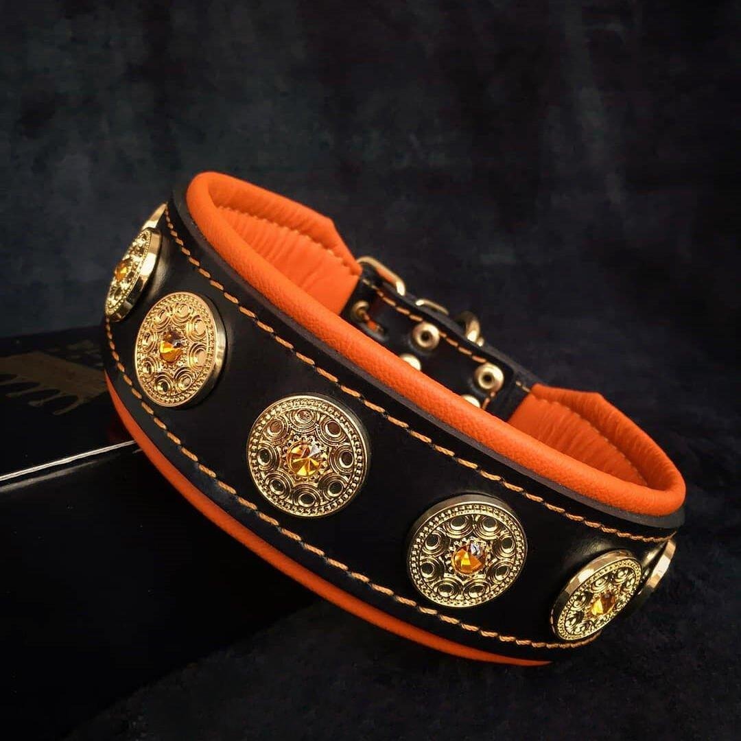 the-bijou-collar-orange-160981.jpg The "Bijou" collar orange - Image 1