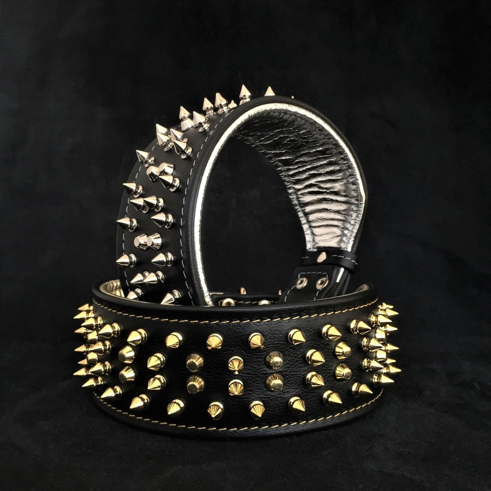 the-crown-collar-black-927716.jpg The "Crown" collar Black - Image 1