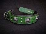 The "Eros" collar 2.5 inch wide Green - Image 2