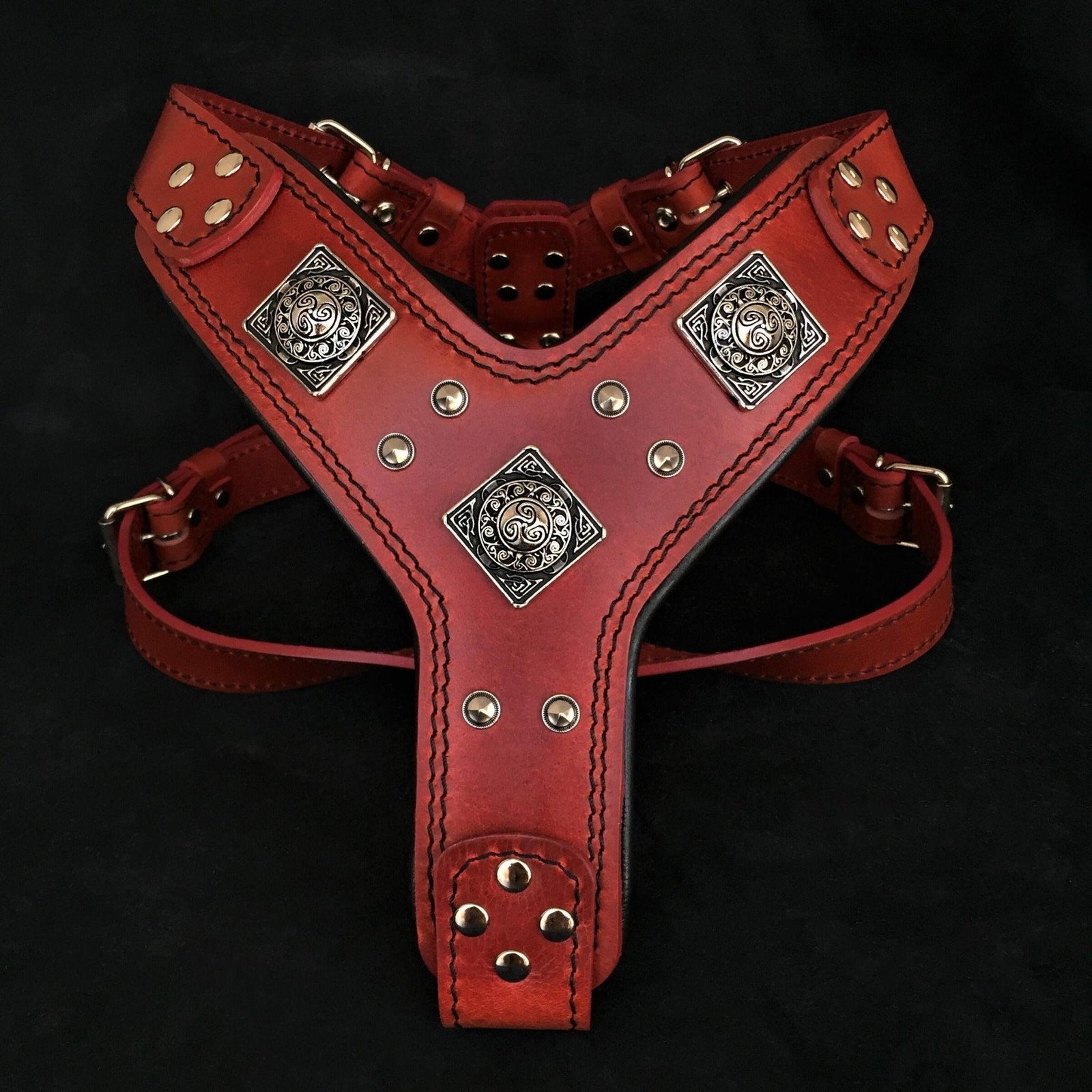the-eros-harness-red-857078.jpg The "Eros" harness RED - Image 1