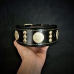 The "Maximus" collar 2 inch wide gold decoration - Image 2
