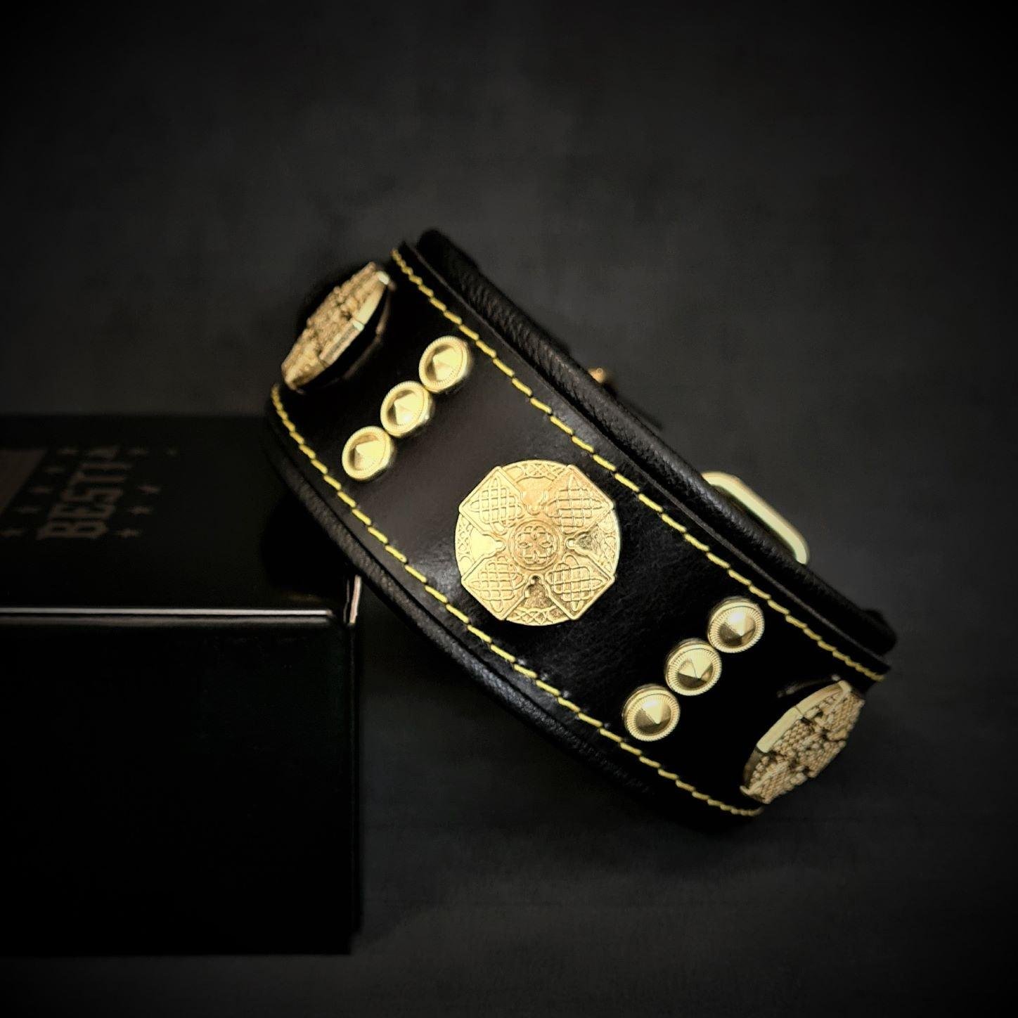 the-maximus-collar-2-inch-wide-gold-decoration-835709.jpg The "Maximus" collar 2 inch wide gold decoration - Image 1