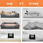 Jumbo Orthopedic Dog Bed with Memory Foam & Waterproof Cover - Image 6