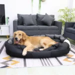 All-Season Dog Bed with Removable Cushion & Oxford Cover - Image 3
