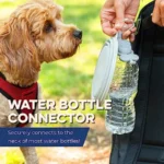 Collapsible Silicone Dog Water Bowl with Reinforced Rim & Carabiner Clip - Image 2