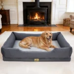 Extra Large Orthopedic Dog Bed with Deep Bolster & Calming Support - Image 3