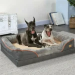 Jumbo Orthopedic Dog Bed with Memory Foam & Waterproof Cover