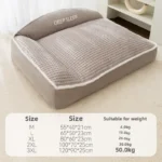 Warm Plush Dog & Cat House Bed with Washable Cushion - Image 6