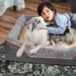 Jumbo Orthopedic Dog Bed with Memory Foam & Waterproof Cover - Image 5