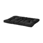 Chew-Resistant Dog Bed with Waterproof Washable Cover (Black, L-35*22in) - Image 4