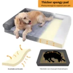 Extra Large Orthopedic Dog Bed with Removable Washable Cover - Image 4
