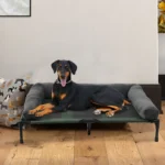 L-2XL Elevated Cooling Dog Bed with Breathable Mesh & Removable Bolster - Image 2